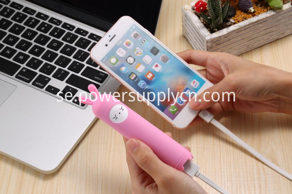 Lovely Silicone Cartoon Design Promotion Gift Power Bank 2200mah 2400mah 2600mah Lovely Silicone Cartoon Design Promotion Gift Power Bank 2200mah 2400mah 2600mah